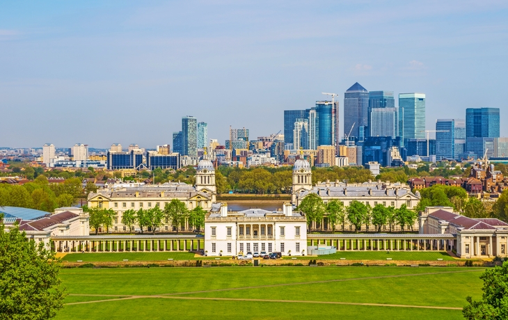 Greenwich of London Ausblick mit Mango Tours