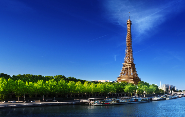 Seine und Eiffelturm in Paris mit Mango Tours